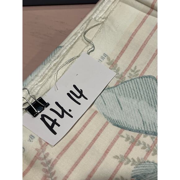 Vtg Warner & Sons Upholstery Fabric 90x56" Brisbane Palms Large Scale Chintz - Picture 11 of 11